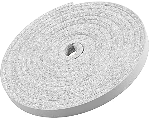 TOFL Leder-Schnürung, schwere Schnürsenkel, 2 weiße Streifen, 0.6x182.9 cm, eine tolle Spitze zum Basteln, Ersatzschnürung für Baseball-Handschuhe, Schmuckspitze, Regale, Dekorieren von Möbeln