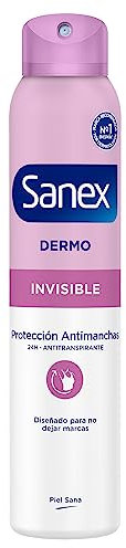 Sanex pH Balance Dermo Invisible, Desodorante Hombre o Mujer, Desodorante Spray, 200ml