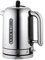 Dualit Classic Wasserkocher – Wasserkocher Design Edelstahl Hochglanz mit Schwarzem Rand –Schnellaufheizend Design Wasserkocher leise 1,7L, 3kW – Wasserkocher mit Wasserfilter