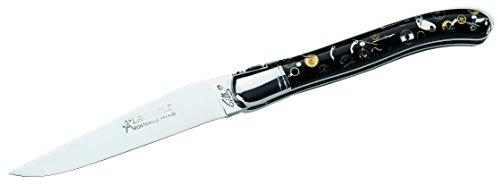 Fontenille Pataud Nature Taschenmesser Mit Kunstharz-zahnrädern, Blau, M