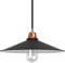 Paralume Swing in metallo smaltato con attacco E27 - Bianco - Nero