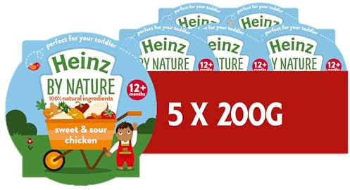 Heinz Baby Food Sweet and Sour Chicken Rice Tray 5x200g