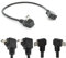 90° Degree angle USB Micro B 5P Female To 5P Male Left Right Down Up Angled Extension Cable Adapter for Phone Charger Data Sync Tablet CORD Adaptor
