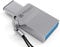 Mini USB C Stick Dual 128 GB - 2 in 1 Function > USB 3.0 & Type C < Waterproof, Small & Extremely Fast - Made of Metal Ideal for Key Pendants - Flash Drive Memory Stick USB-C 128 GB