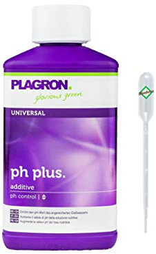 Weedness Plagron Plagron pH+ Plus 500 ml Flüssig - ph-senker Dünger Pflanzen Grow Anbau Indoor Down Granulat Tomaten Rasen Orchideen