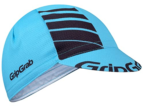 GripGrab Unisex Leichte Sommer Cap Headwear Cycling, Blau/Schwarz, One size (54-63 cm)