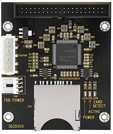 SD-zu-IDE-Kartenadapter SD-Speicherkarte zu 3,5 -40-poligem IDE-Festplattenadapter-Konverter Secure Digital Card Converter für PC, Unterstützung von PIO, Multiword/Ultra DMA-Datenübertragungsmodi