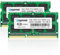 D DUOMEIQI DDR3 1333 MHz SODIMM Kit de RAM 8 Go (2x4 Go) PC3-10600S 2Rx8 PC3 10600 204 Broches 1,5 V Mémoire pour Ordinateur Portable
