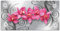 ARTland Wanddeko Wandbild Alu für Innen & Outdoor Metall Bild 100x50 cm Querformat Abstrakte Bilder Pflanzen Blumen Blüte Orchideen Kunst Pink U1QT