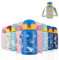 Autsel 400ml Gourde Isotherme Enfant avec Paille Bouteille Isotherme Étanche avec Sac Transport Requin Gourde Bouteille d'eau en Acier Inoxydable sans BPA pour École Sport Maternelle