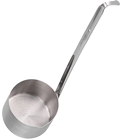 Alvinlite Mestolo in Acciaio Inossidabile Mestolo per Vino Cucchiai per versare Birra - Mestolo per Salsa Appeso con Gancio(16.91 oz)