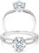 Molioaki Verlobungsring Damen 925 Sterling Silber Eheringe Ringe Frauen Diamantring 1ct Brillantschliff 5A Zirkonia ring mit Geschenkbox Verlobung Hochzeit Geschenk-58