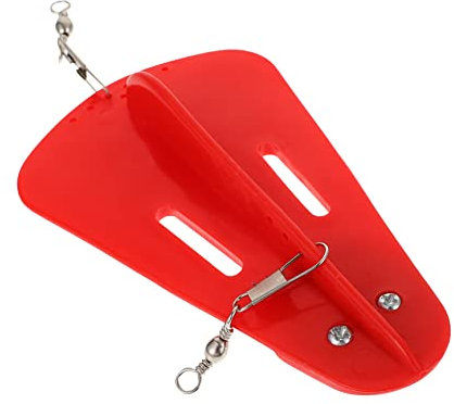 DIKACA 1Stk Sprungbrett Trolling Bord Werkzeug zum Angeln mit Ködern Angelzubehör Adjustable Weights Angeln Trolling Board Hobel Trolling-Zubehör Tauchen Meeresangeln schwenken Plastik