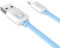 P4Y Câble de charge et de données USB-C 2.1A Matériau : TPE 1m cyan US-SJ113