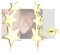 JeweBella Stern Ohrringe Silber 925 Damen Mädchen Hypoallergene Ohrringe Silber 925 Stecker Klein Stern Ohrstecker Silber/Gold/Roségold Gesundheitsstecker Ohrringe Mädchen Kinder Schmuck Geschenke