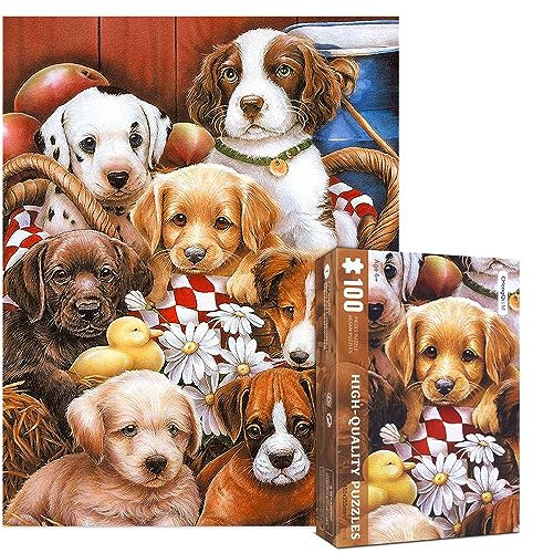 100 Teile Puzzles für Kinder Hundepuzzles 100 Teile Puzzles für Erwachsene Hundepuzzles 100 Teile Puzzles für Erwachsene Hundepuzzles 100 Teile Puzzles für Erwachsene, 100 Teile Puzzles
