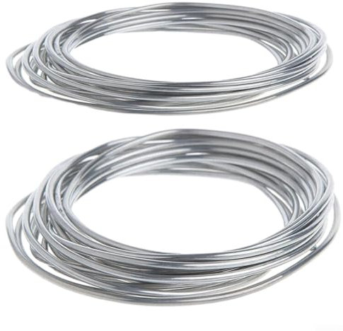 Filo di saldatura in rame e alluminio, adatto per saldatura a condensatore/evaporatore di frigoriferi e condizionatori d'aria (2,0 mm x 5 m)