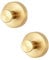 Haken Ohne Bohren 2 Stück Badezimmer Saugnapf Haken Saugnäpfe Gewinde Hooks Handtuchhaken Extra Stark Saughaken (Gold)