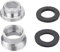 Lot de 2 adaptateurs de robinet d'évier de 22 mm à 16 mm pour robinet de cuisine, aérateur, tuyaux, réducteurs, raccord de tuyau