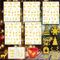 145pcs Weihnachtssticker Glitzer, Glitzer Weihnachtsaufkleber 5 Blätter, Weihnachtssticker Selbstklebend Glitzer Gold, Weihnachtsaufkleber Gold, für Adventskalender, Weihnachten Geschenke, Karten