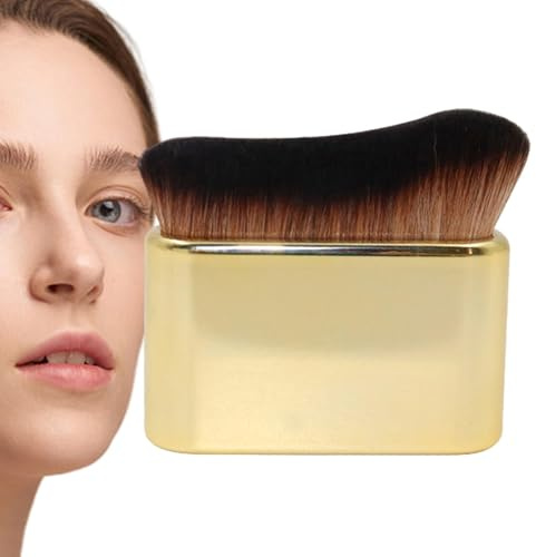 Pinceau visage - Pinceau de maquillage - Pinceau de maquillage Siren Foundation, adapté pour fond de teint liquide, crème cosmétique en poudre parfaite