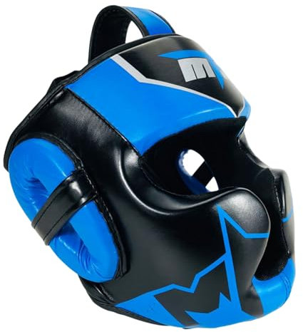 Chaoyilian Kickboxen Kampfsport Thaiboxen Gesichtsschutz,Kopfbedeckung Boxen,Boxhelm Nasenschutz,Atmungsaktiv Und WäRmeableitung,Bequeme Passform,FüR Kampfsport Boxen Kickboxen Sparring