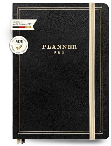 NORTHERN NOTES® Planer A5 – Premium Softcover aus Kunstleder. Undatierte Tages-, Wochen- & Monatsplanung. Mehr Fokus, Produktivität & Klarheit für Dein Jahr