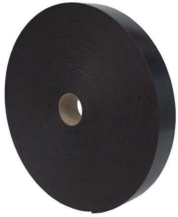Dalsys Trennwandband, Abdeckband 30m Holzterrasse Unterkonstruktion, selbstklebend Schwarz 45mm Aus Zellkautschuk, Schalldämmung Wand, Holzterrasse Unterkonstruktion