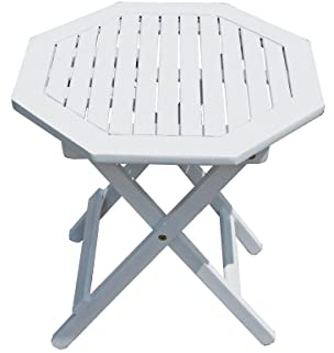 Gartentisch Tisch GLENDALE Garten Klapptisch Balkontisch Holztisch achteckig