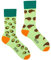 Spox Sox Casual Unisex - lustige, verrückte, bunte Socken für Damen und Herren, Gr. 36-39, Kiwi