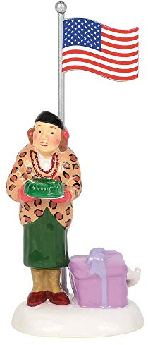 Department 56 Original Snow Village Accessories National Lampoon's Christmas Vacation Aunt Bethany Play Ball Figur, 7,5 cm, Mehrfarbig