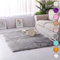 SODKK Teppich Rund Grau Schaffell Bettvorleger 110x210cm, Flauschiger Antistatisch für Wohnzimmer Küche Flur Schlafzimmer oder Kinderzimmer