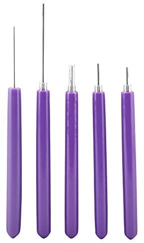 Ejoyous 5-teiliges Quilling Werkzeuge, Multifunktions-Werkzeug-Set zum Flechten mit Edelstahl-Kopf Schlitz Quilling Paper Tools Anfänger Ahle DIY Origami Rolling Pen