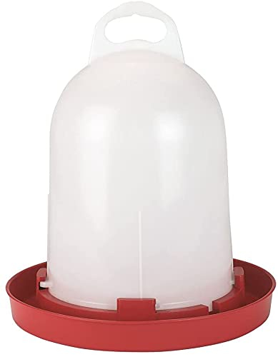 trendmile Premium Kunststofftränke 1,5L, 3,5L, 5,5Liter, für Küken und Hühner- Hühnertränke Geflügeltränke mit Bajonettverschluss zum Stellen und Aufhängung (5,5L)