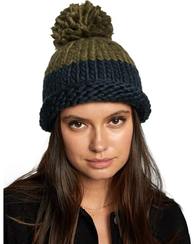 RVCA Women's Beanies - Chalet (Dark Olive, One Size)