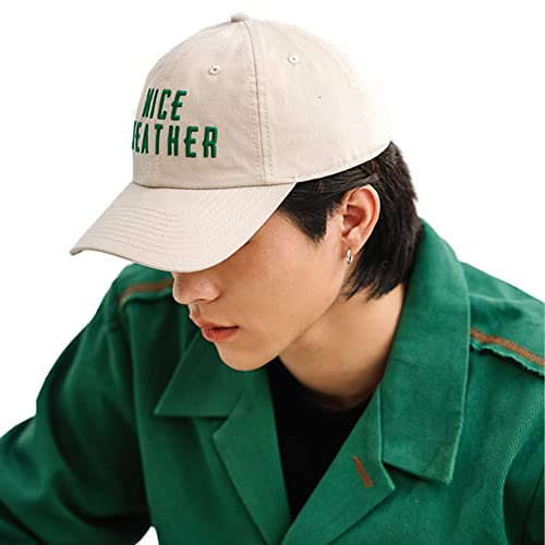 CLAPE Unisex Baumwolle Basecap Embroidery Baseball Cap Sonnenblende Baseball Mütze Casual Sport Kappe Schildkappe Fitted Cap Einstellbare Golf Hüte