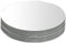 Suwimut Set of 12 Round Mirror Trays, 10 Inch / 25cm Circle Mirror Candle Plates Glass Mirror Tiles for Table Centerpieces, Crafts, Wedding, Party, Christmas Decorations