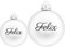 TheSmartGuard Christbaumkugel mit Namen | Weihnachtskugel personalisiert aus Glas| Ø 6cm oder 8cm in Weiß (Matt) | Weihnachtsschmuck