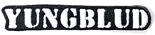 Yungblud - Schablone - Aufnäher zum Aufbügeln - Baumwolle Logo (Einheitsgröße) (Schwarz/Weiß)