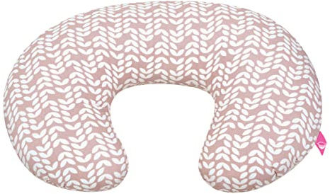 Mother hood Stillkissen ergonomisch, Öko-Tex Standard 100, Blatt rosa Classic