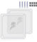 YIMATEECO 120mm Fan Dust Filter PC for Computer Cooler/PSU/Routers PVC 50 Mesh, Magnetic Frame Dustproof PC Case Cover Fan Grills (PVC Gentleman, 120 * 120mm, 2pcs, White)