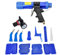 Mokernali Silicone Gun, Air Caulking Gun, 10.6¡Á10.2 Inch, for Silicone Cartridges and 310ML Adjustable Glass Sealants, Seals with Precision and Ease