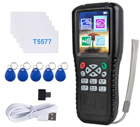 BOKIOESDE RFID Karten Kopierer Leser Schreiber Smart Card Leser Kartenleser Schreiber RFID Kopierer Leser Schreiber Schnell und einfach, X100+5 5577+5 UID