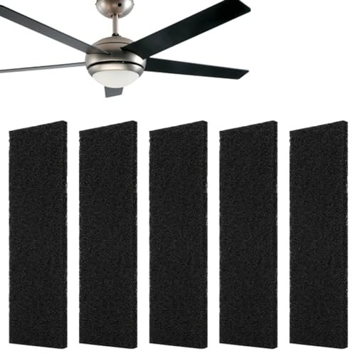 Ceiling Fan Air Purifier Pads | Easy-Stick Carbon Filter for Ceiling Fans,Ceiling Fan Air Freshener Pads, Dust Filters, Fan Air Purifier Pads