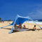 Playa Familiar Plegable, Toldo De Playa, UPF50 Refugio Solar Playa con Anclas Y Postes Aluminio Y Bolsa Transporte, Campaña Playa, para Uso En Patio, Jardín, Exterior Y Cochera