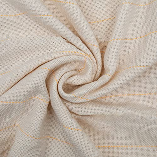 Xzmzbxzb Primär-Tufting-Tuch mit gelben Markierungen auf der Rückseite, Filzstoff, Teppich-Tufting-Tuch für Teppich-Tufting, einfach zu bedienen, Nadelstoff, Mönchtuch