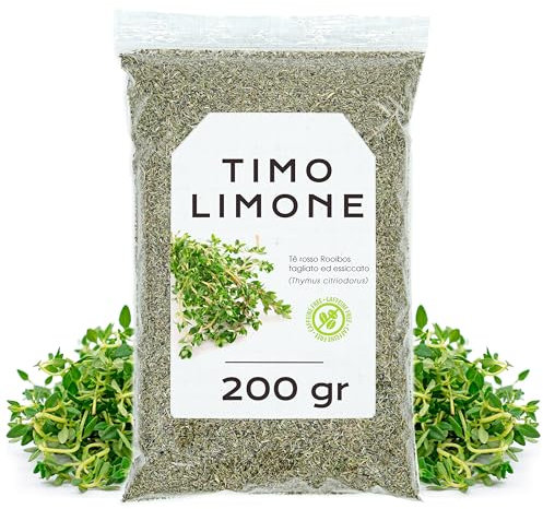 Timo Limone 200gr - Timo Essiccato - Timo Strofinato - Timo Limone Sfuso (200 gr)