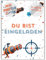 celebr8te 12x Einladungskarten im Spielzeug Shooter Design - Für den Kindergeburtstag von Jungen & Mädchen - Toy Gun Geburtstagseinladungen +12 Sticker +12 Geschenktüten