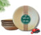 Greenkaufen Lot de 20 bols en feuille de palmier bio 18 cm/450 ml Écologique Jetables pour salade et soupe Semblable à Bambou/bois
