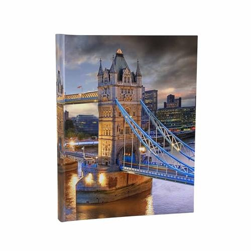 Traditionelles Album für 100 schwarze seiten 19,5x26 London - 352(de), Urlaubssouvenir